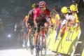 Tour de France Rigoberto Uran touché au dos et au coude après une chute