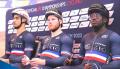 Piste - Europe La France en argent sur la vitesse par équipes masculine