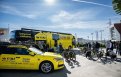 Tour de France L'équipe Visma | Lease a Bike... sans bus sur la 4e étape du Tour